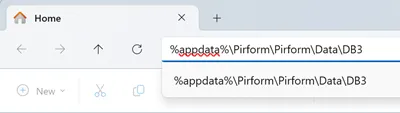 Screenshot showing the AppData folder open in File Explorer