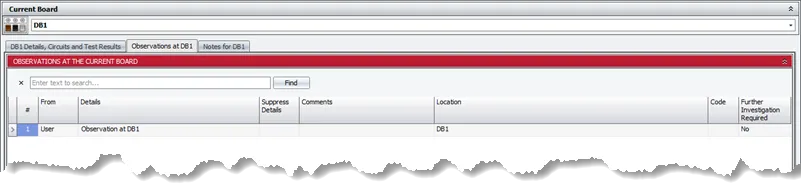 Screenshot showing the Observations tab for boards in Shine Forms