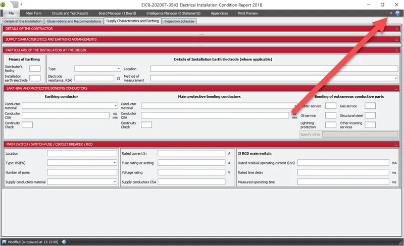 Ribbon collapsed to utilize screen space effectively
