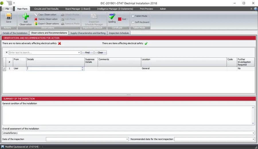 Pre-release observations