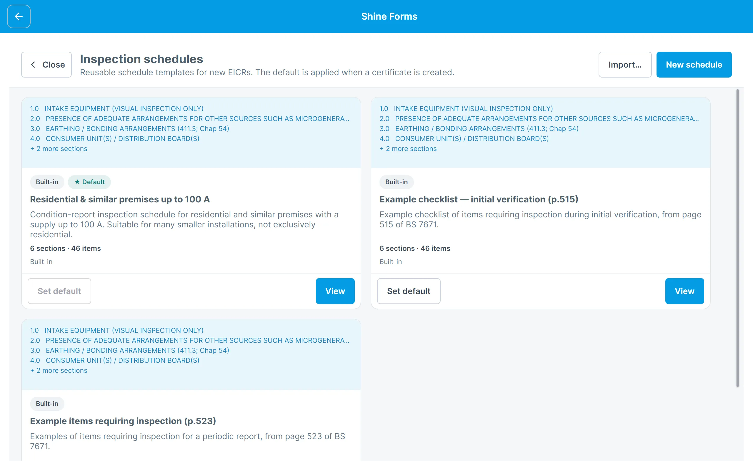 The Schedule Library