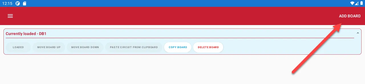 Example of a main button on a page