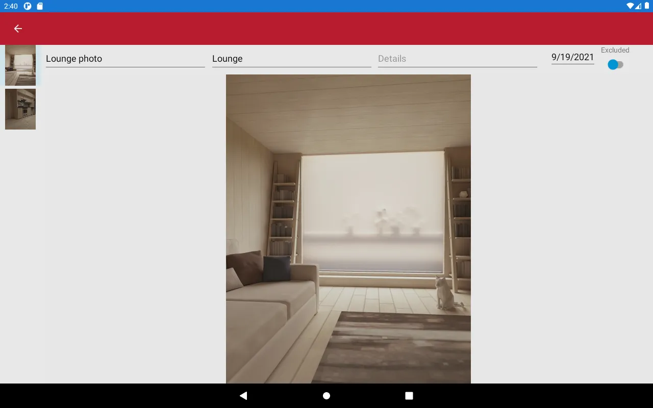 Adding titles and descriptions to photos in an observation