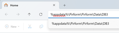 Screenshot showing the AppData folder open in File Explorer