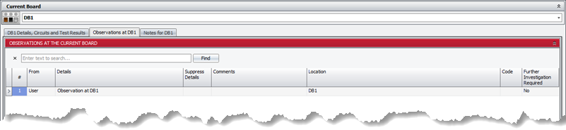 Screenshot showing the Observations tab for boards in Shine Forms