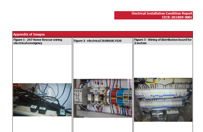 Photo appendix in certificate PDF