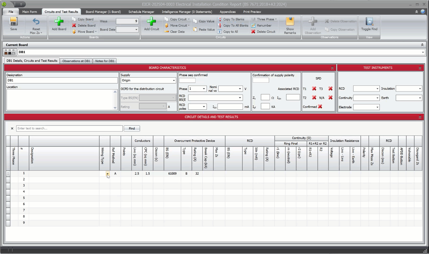 Pirform's intelligence reverting for a correctly sized ring circuit