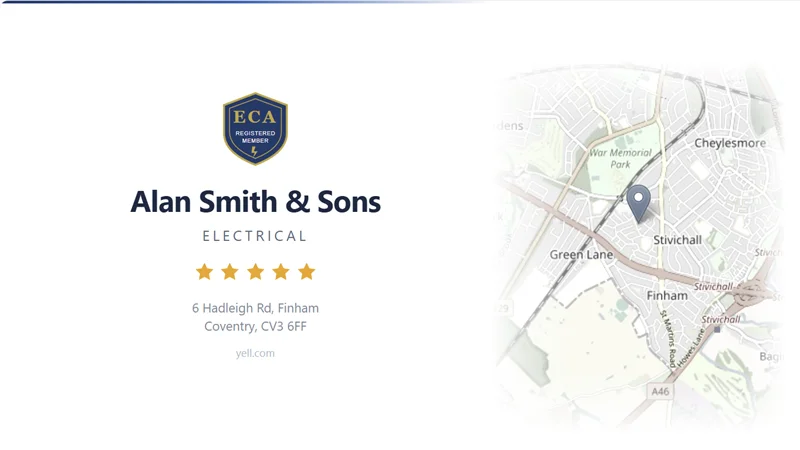 Alan Smith & Sons trusts Shine Forms for cost-effective electrical certificates